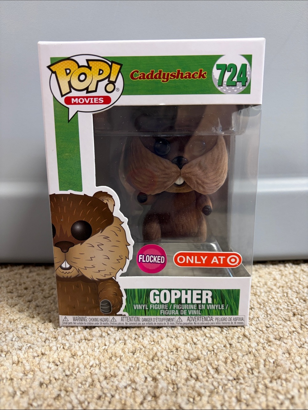 Funko Pop! Movies Gopher Flocked Brown Vinyl Figure (724)